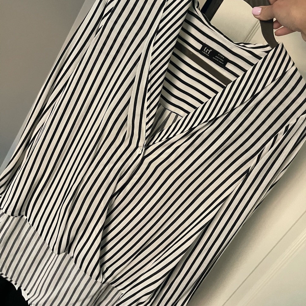 Black & White Blouse
